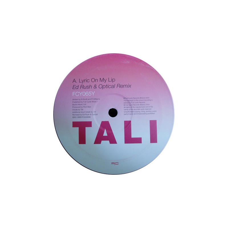 Tali ‎– Lyric On My Lip