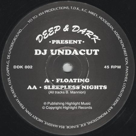 DJ Undacut ‎- Floating /