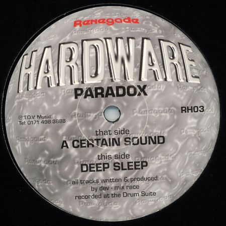 Paradox - A Certain Sound / Paradox - A Certain Sound /