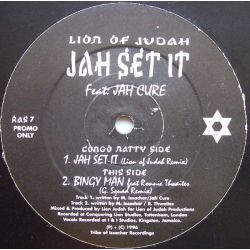 Lion Of Judah Feat Jah Cure ‎- Jah Set It / Bingy Man