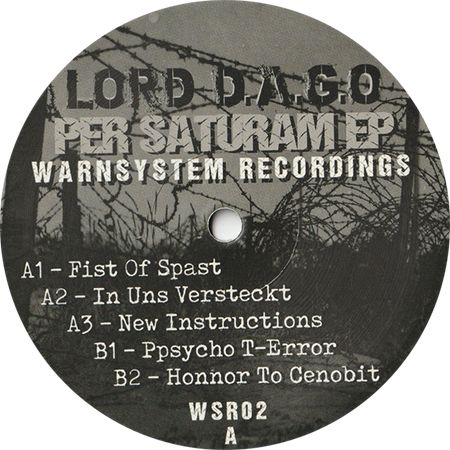 Lord D.A.G.O - Per Saturam EP Lord D.A.G.O - Per Saturam EP