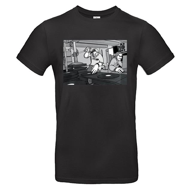 T-shirt Noir Vinyl Press T-shirt Noir Vinyl Press