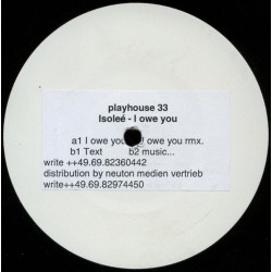 Isolée ‎– I Owe You