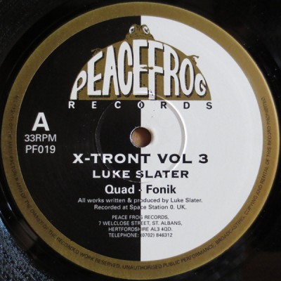 Luke Slater - X - Tront Vol 3 Luke Slater - X - Tront Vol 3