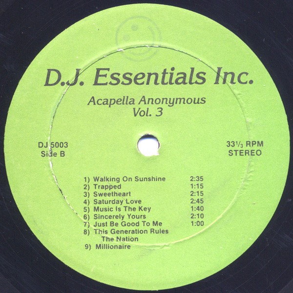 Acapella Anonymous Vol. 3 Acapella Anonymous Vol. 3