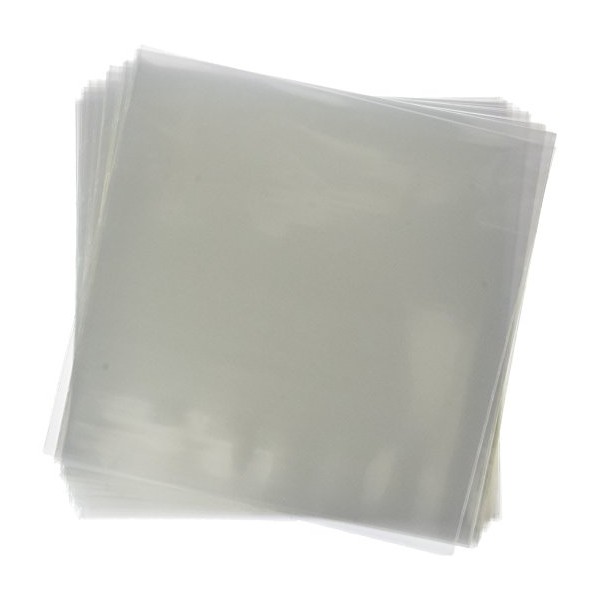 100 pochettes de protection en plastique pour vinyles 33 Tours