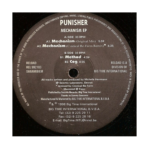 Punisher - Mechanism EP