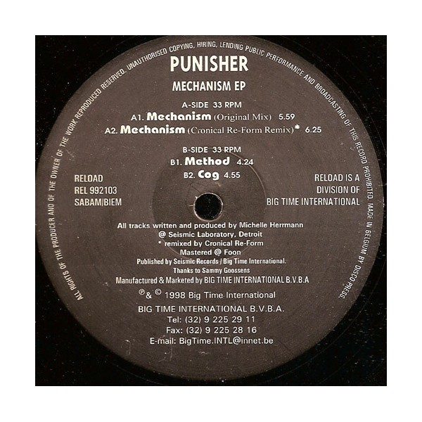 Punisher - Mechanism EP Punisher - Mechanism EP
