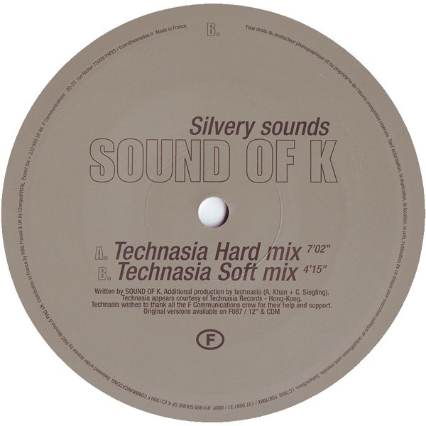 Sound Of K - Silvery Sounds Sound Of K - Silvery Sounds