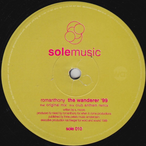 Romanthony - The Wanderer '99